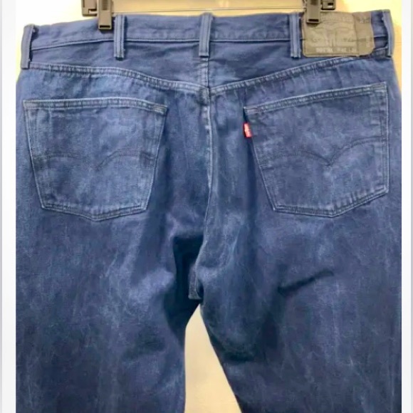 Levi's 501 XX Men's Denim Jeans Blue Washed Button Fly Cotton - Picture 8 of 10